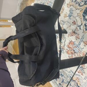 Hugo Boss Classic Black Duffel Weekender Travel Gym Bag